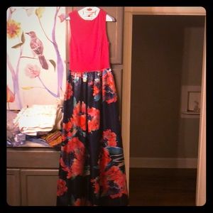 Garden Party, Prom or Day Wedding Floral Fun Gown